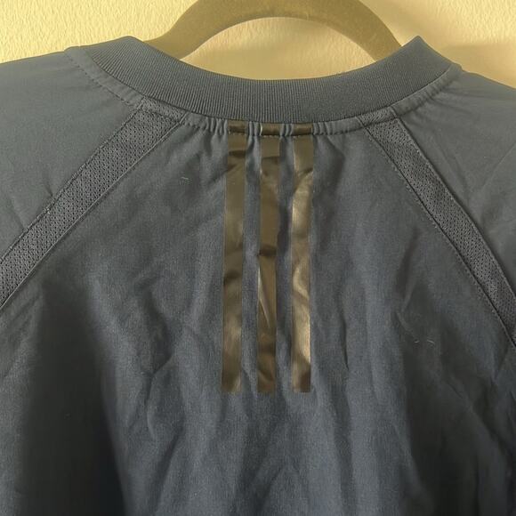 ADIDAS Men’s Triple Stripe Short Sleve Batting Jacket - Picture 7 of 8